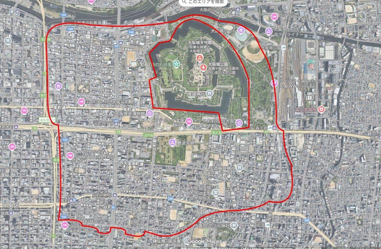 大坂城城域（江戸）